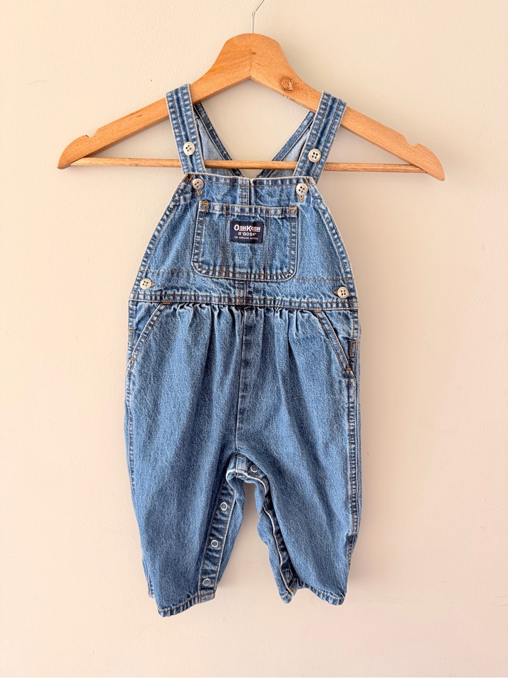 ✨VINTAGE✨ 12M OshKosh B'gosh Denim Overalls